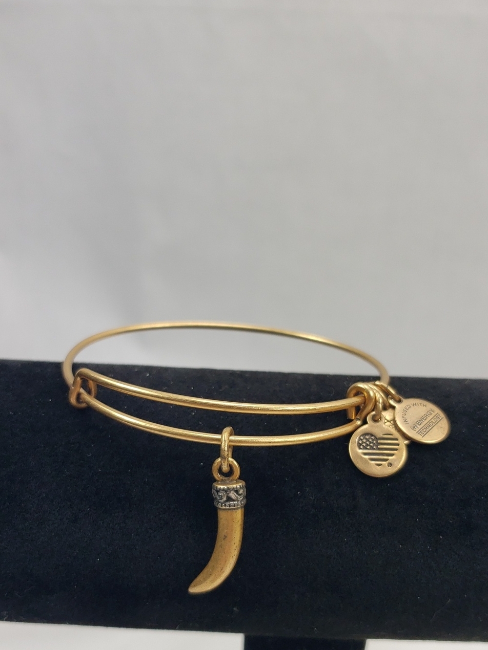 Alex and Ani Horn Expandable Bangle Bracelet